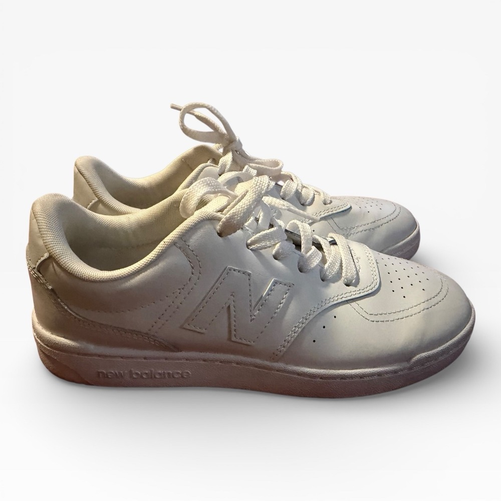New Balance BB80 Sneaker Men's 7.5 Women's 9‎ White Shoe - Picture 2 of 7